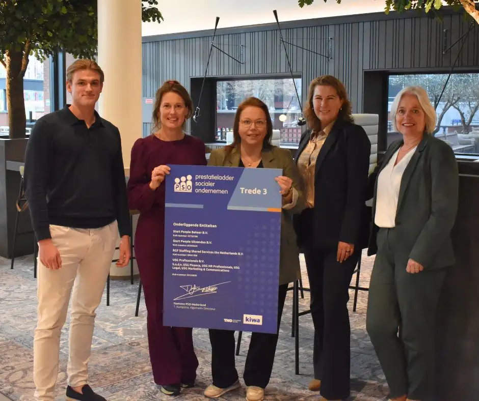 USG HR is PSO-gecertificeerd: samen bouwen aan een inclusieve arbeidsmarkt