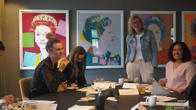 HR professionals volgen een cursus
