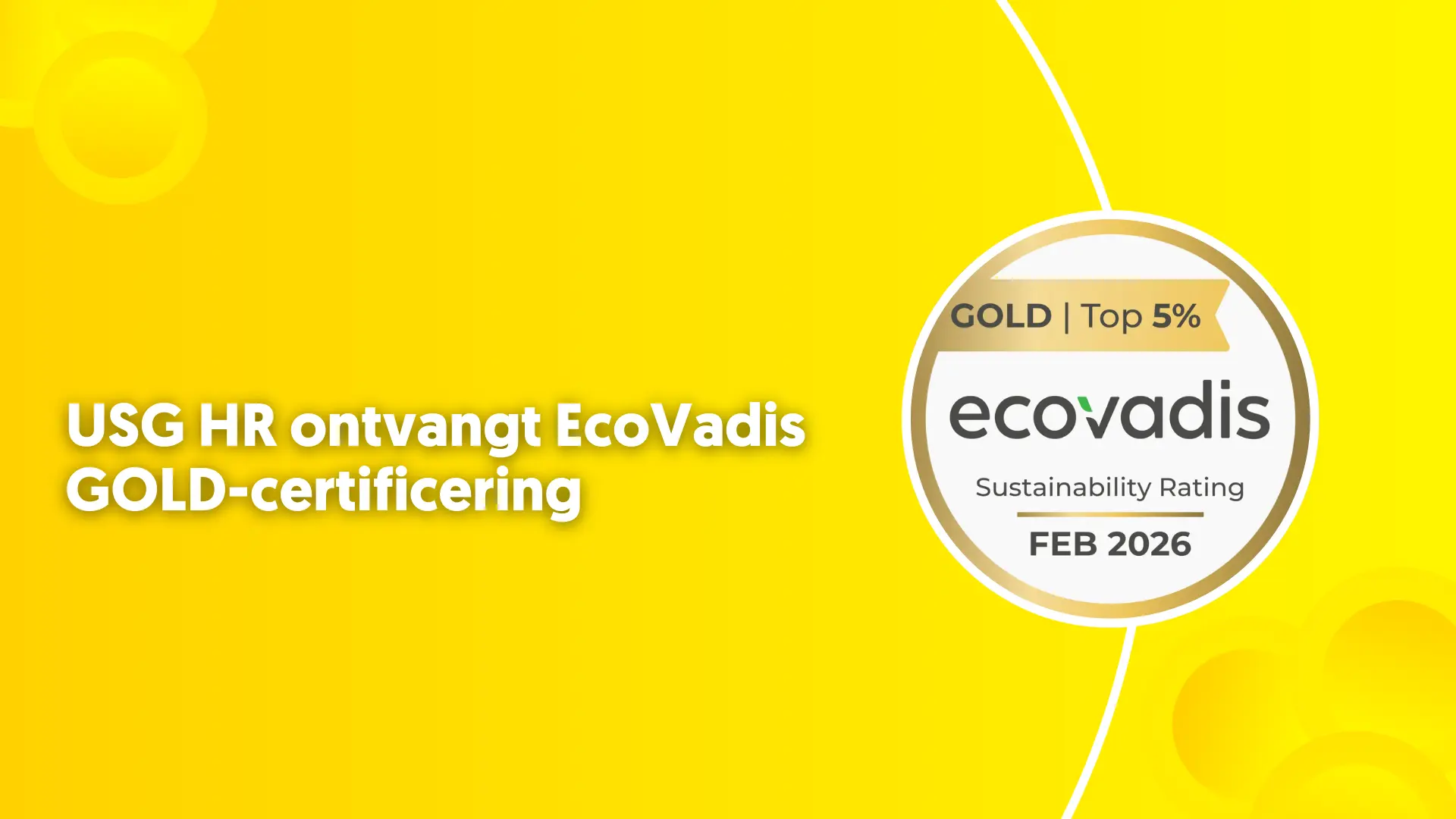 USG HR EcoVadis GOLD